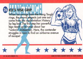 1991 Topps American Gladiators #26 Ice's Vise Grip Back